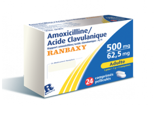 Amoxicilline acide clavulanique 500mg